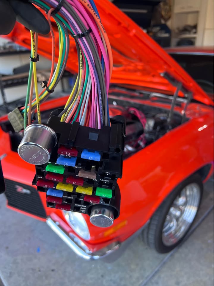 Wiring work in progress